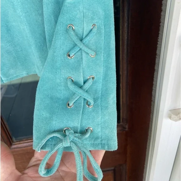 Saguaro 💯 leather‎ jacket! Coastal cowgirl dream! (S) - Picture 6 of 8